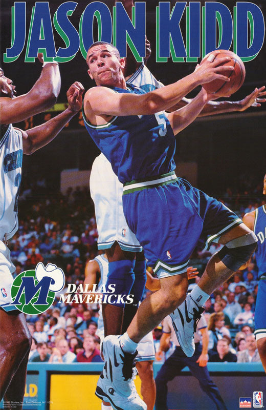NBA - JASON KIDD (blue) - POSTER LW25Q