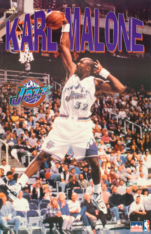 NBA - KARL MALONE - POSTER RW14i