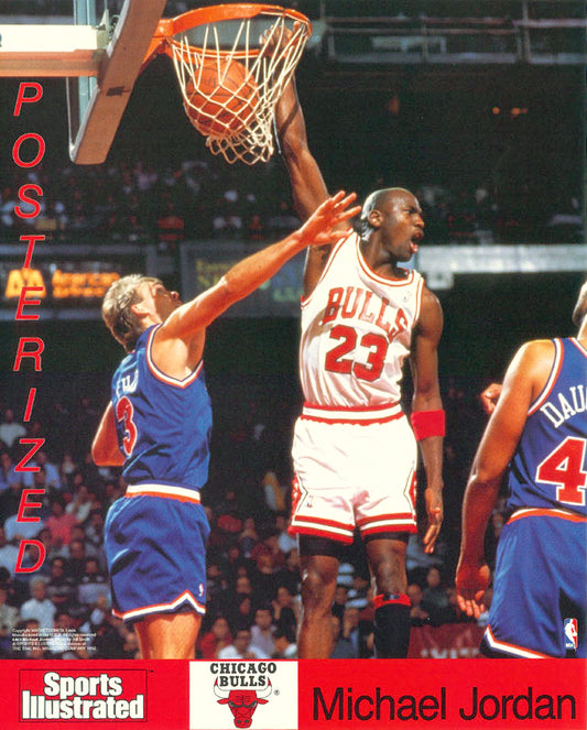 MICHAEL JORDAN (wht jersey) POSTER - POSTER LC6R