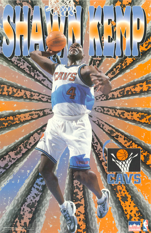 NBA - SHAWN KEMP - POSTER RW3i