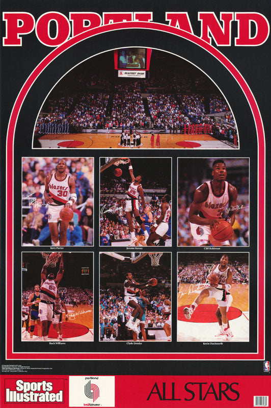 NBA -TRAILBLAZERS ALL-STARS- POSTER LW14R
