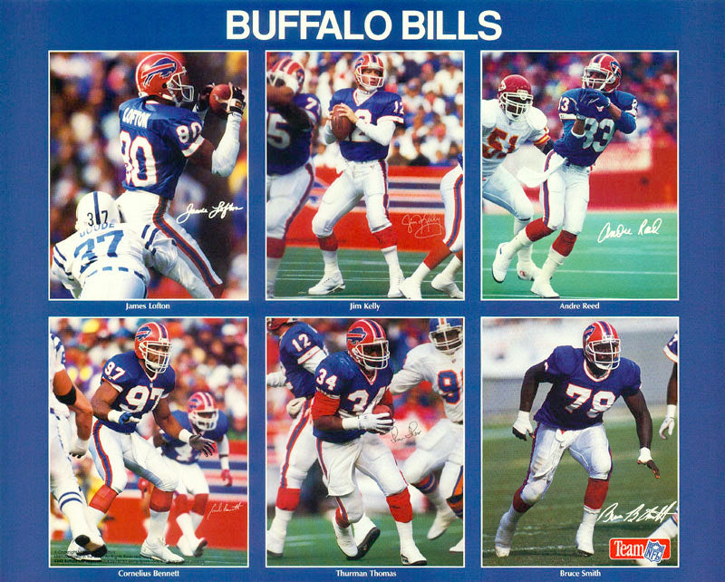 NFL - BUFFALO BILLS COLLAGE - POSTER LC2T