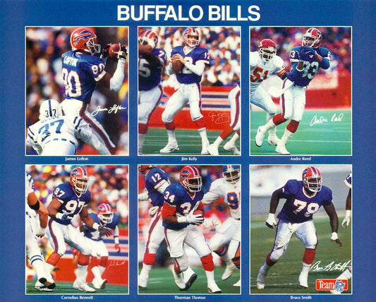 NFL - BUFFALO BILLS COLLAGE - POSTER LC2T