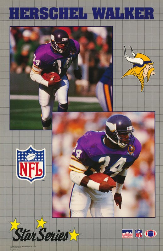 HERSCHEL WALKER POSTER - LW11H