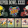 NFL - SUPER BOWL XXXI-NEW ORLEANS 1997 - POSTER LW1Y