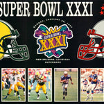 NFL - SUPER BOWL XXXI-NEW ORLEANS 1997 - POSTER LW1Y