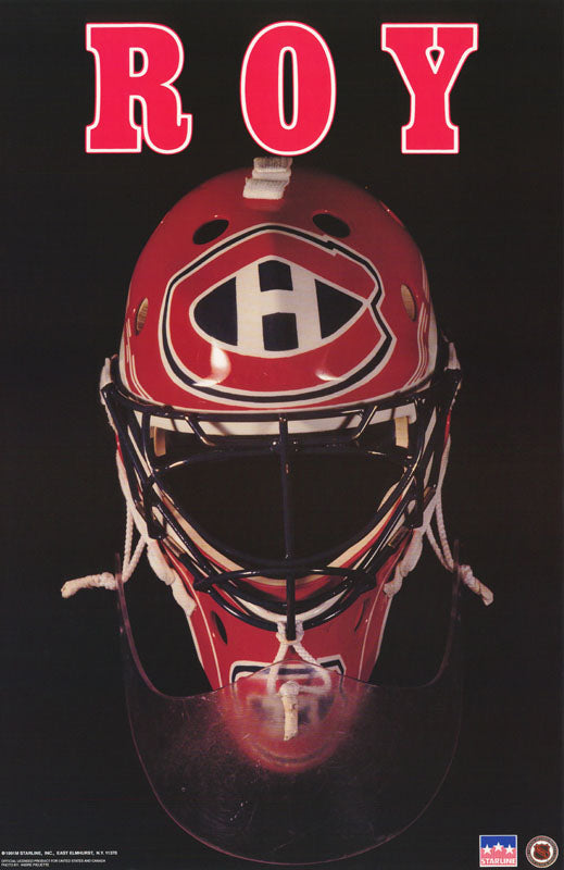 NHL - PATRICK ROY-GOALIE MASK - POSTER LW27V