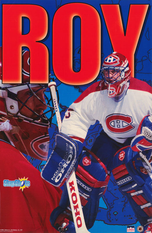 NHL - PATRICK ROY-SLAPSHOTS (1994) POSTER LW27Y