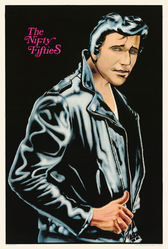 MUSIC: NIFTY FIFTIES-flocked - POSTER LC1K