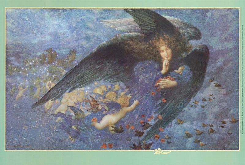 NIGHT and HER TRAIN of STARS - POSTER RW8E