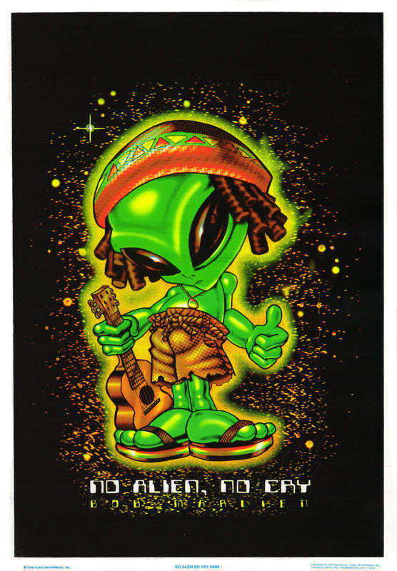 NO ALIEN, NO CRY-flocked - POSTER LW25N