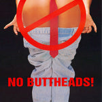 NO BUTTHEADS - POSTER RW16V
