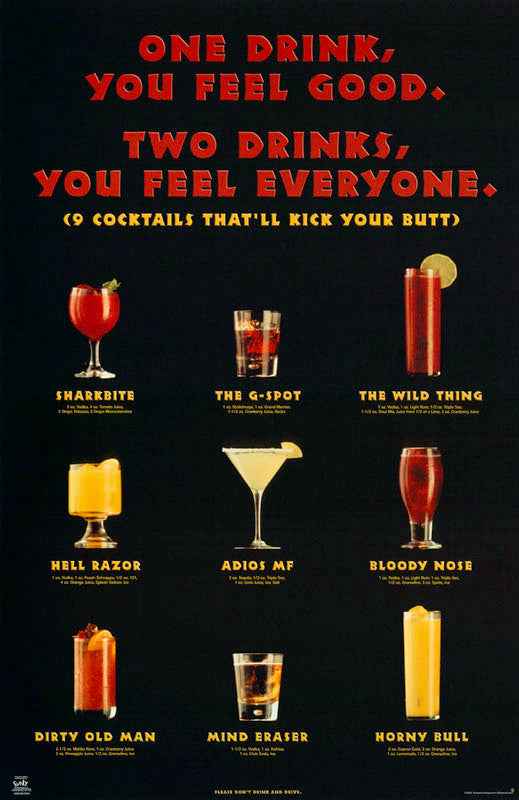 ONE DRINK - POSTER LW12H