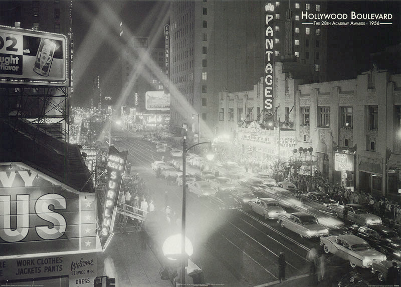 HOLLYWOOD BLVD-28th ACADEMY AWARDS 1956 POSTER