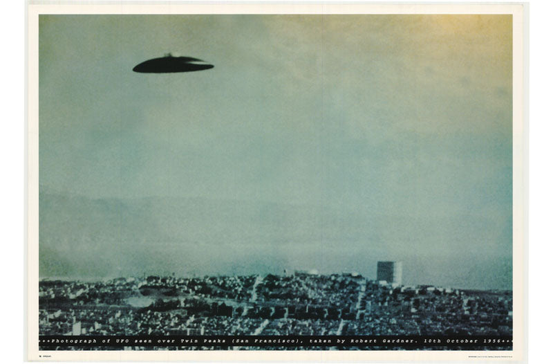 PHOTO - UFO SEEN OVER TWIN PEAKS - POSTER LW10Y