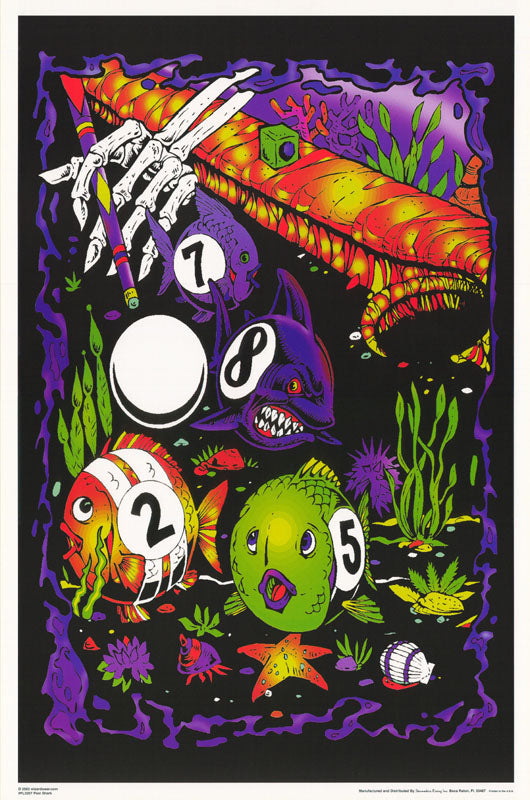 POOL SHARK (flocked) -  POSTER RC1R