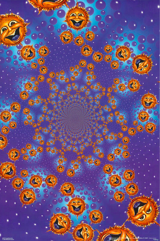PSYCHEDELIC - LAUGHING SUN - POSTER RC10P