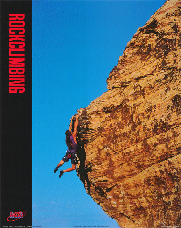 ROCK CLIMBING POSTER