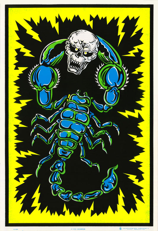 SCORPION-flocked - POSTER RW14G