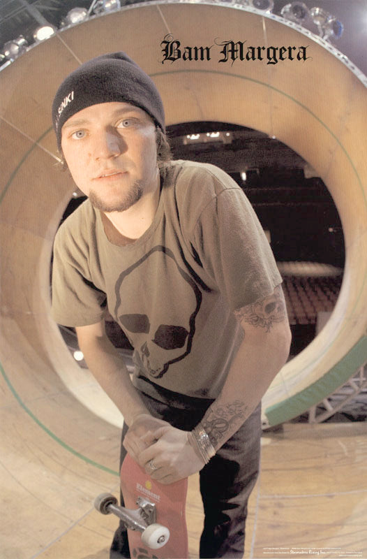 SKATE BOARD - BAM MARGERA - POSTER RC4K