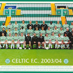 CELTIC FC TEAM 2003-04 POSTER