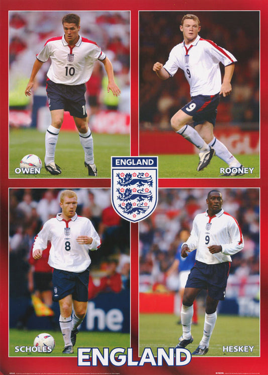 SOCCER - ENGLAND - POSTER RW8Q