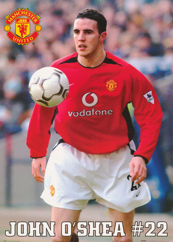SOCCER - JOHN O'SHEA - POSTER RW11E