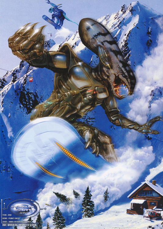 STADIUM EARTH 2050-SNOW BOARDING -  POSTER LW31J