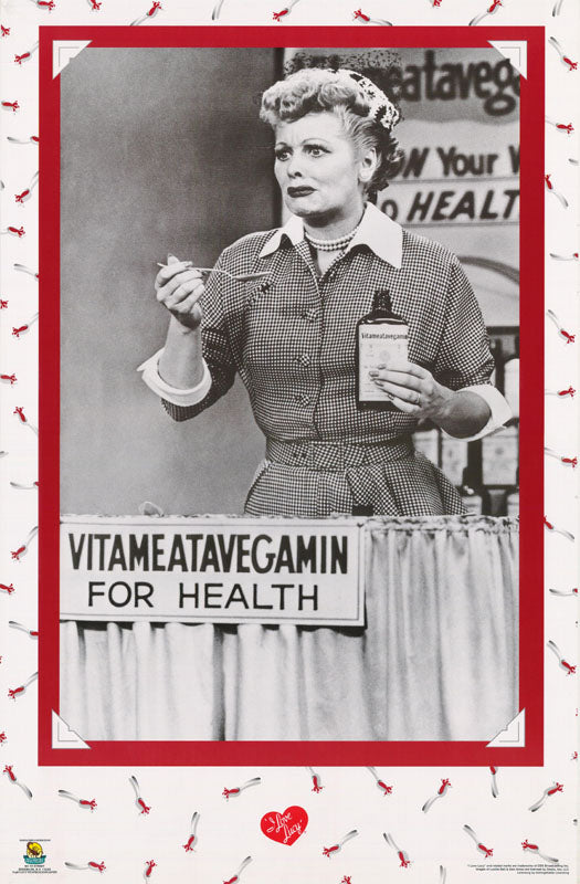 T.V. - I LOVE LUCY-VITAMEATAVEGAMIN - POSTER RW3A