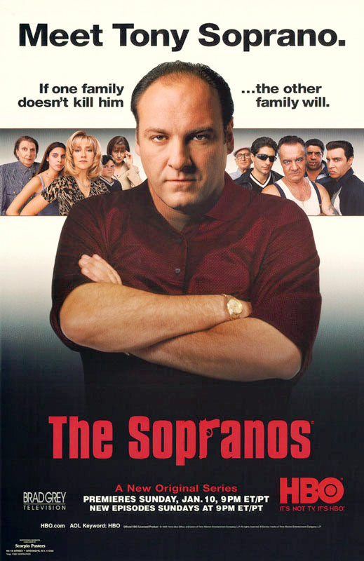T.V. - SOPRANOS-MEET TONY SOPRANO -POSTER LW11A/CONTAINER