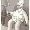 T.V. CARTOON - HOMER SIMPSON DOESN'T WEAR KHAKIS - POSTER RW24L