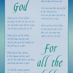 THANK GOD for CHILDREN - POSTER LW30Z