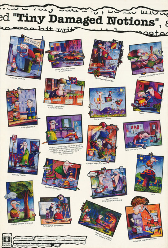 TINY DAMAGED NOTIONS - POSTER LW6J