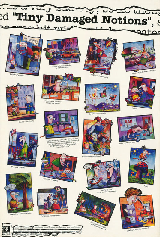 TINY DAMAGED NOTIONS - POSTER LW6J