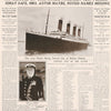 TITANIC - NY TIMES REPORT -POSTER RC6Q