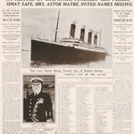 TITANIC - NY TIMES REPORT -POSTER RC6Q