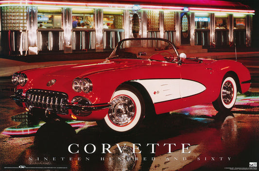 TRANSPORTATION - CORVETTE 1960 - POSTER LW20-O
