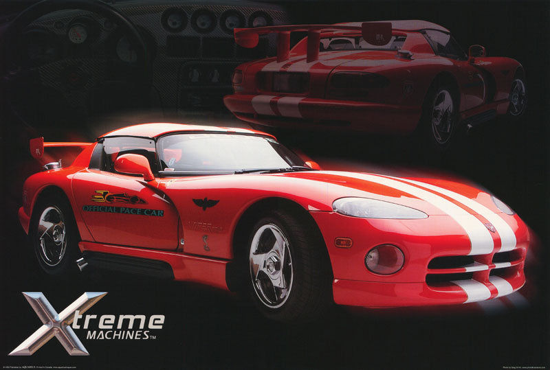 TRANSPORTATION-EXTREME MACHINES-VIPER RT-10 -- POSTER RW13S