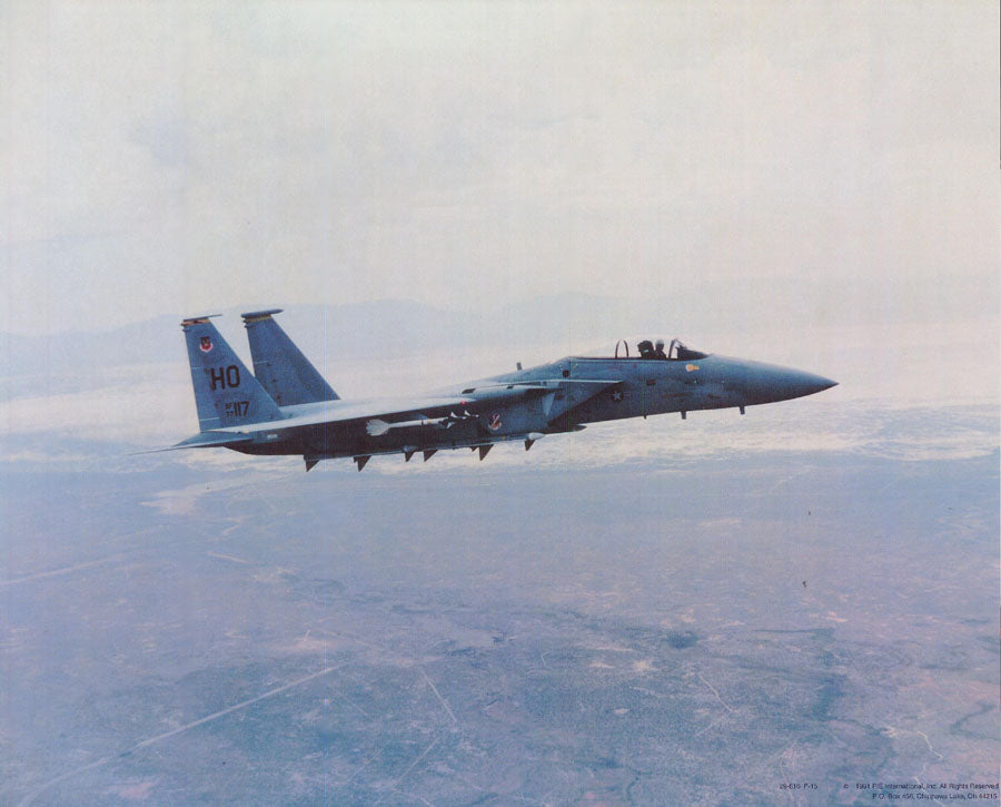 TRANSPORTATION - F-15 PLANE - POSTER RW24A