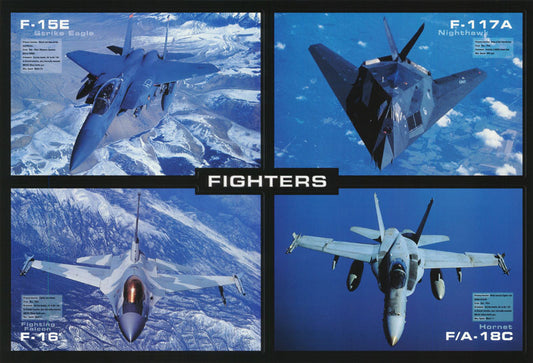 TRANSPORTATION - JET FIGHTERS - POSTER RW24B