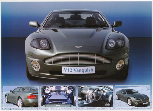TRANSPORTATION - V12 VANQUISH - POSTER RW11X