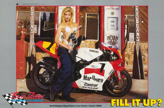 TRANSPORTATON - FILL IT UP-FAST DATES RACEBIKE - POSTER LW7G