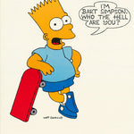 TV CARTOON - BART SIMPSON-SKATE - POSTER LW14i