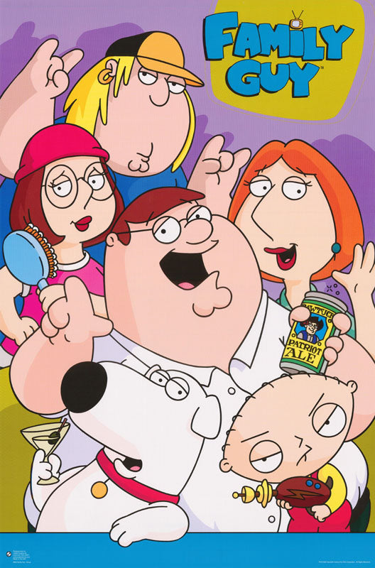 TV CARTOON - FAMILY GUY-GROUP - POSTER LC1E