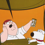 TV CARTOON - FAMILY GUY-PETER & BRIAN -POSTER  FW2C