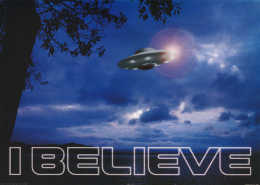 UFO-I BELIEVE - POSTER LW10J
