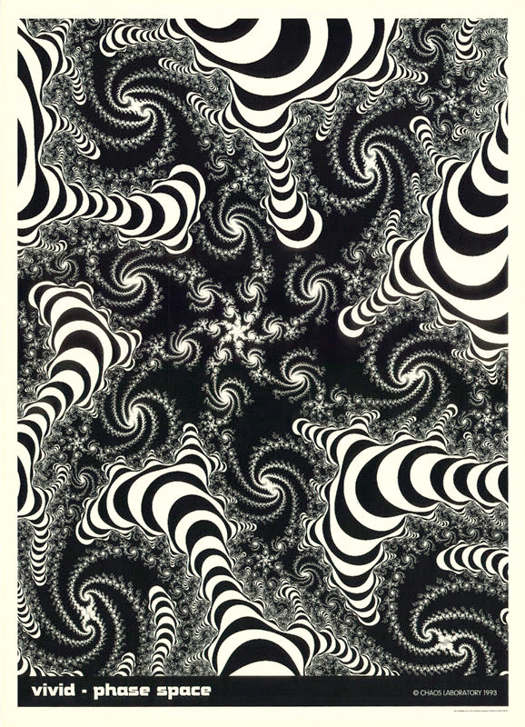 VIVID-PHASE SPACE (blk-wht) - POSTER RW18U