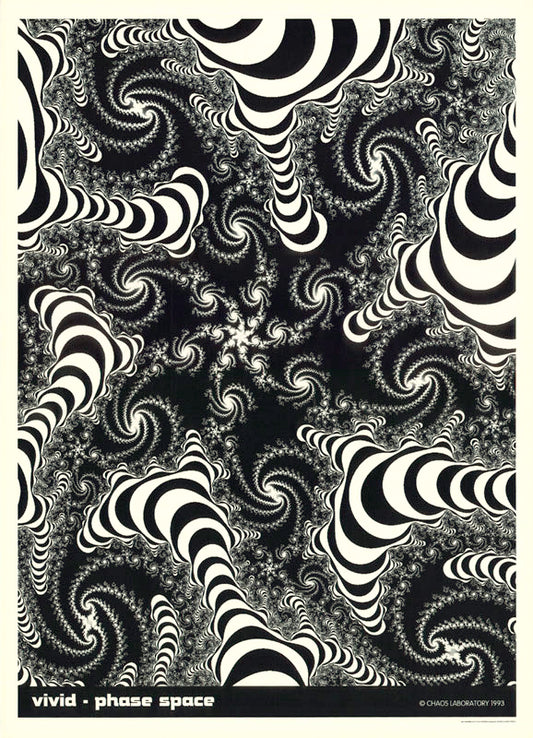 VIVID-PHASE SPACE (blk-wht) - POSTER RW18U