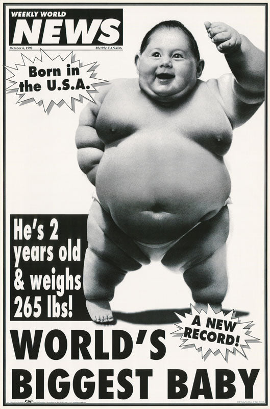 WORLD'S BIGGEST BABY - POSTER RW21H