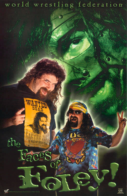 WRESTLING - FACES OF FOLEY - POSTER RC4L
